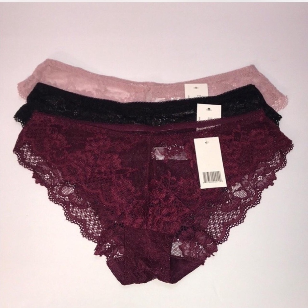 Bundle 3 pieces Lace Panties Cheeky Underwear. NWT Ilys Lumie Brand. Size Xl